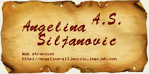 Angelina Siljanović vizit kartica